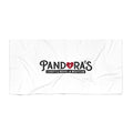 Pandora’s Lifestyle Resort & Nightclub Beach Towel — White Logo Beach Towel