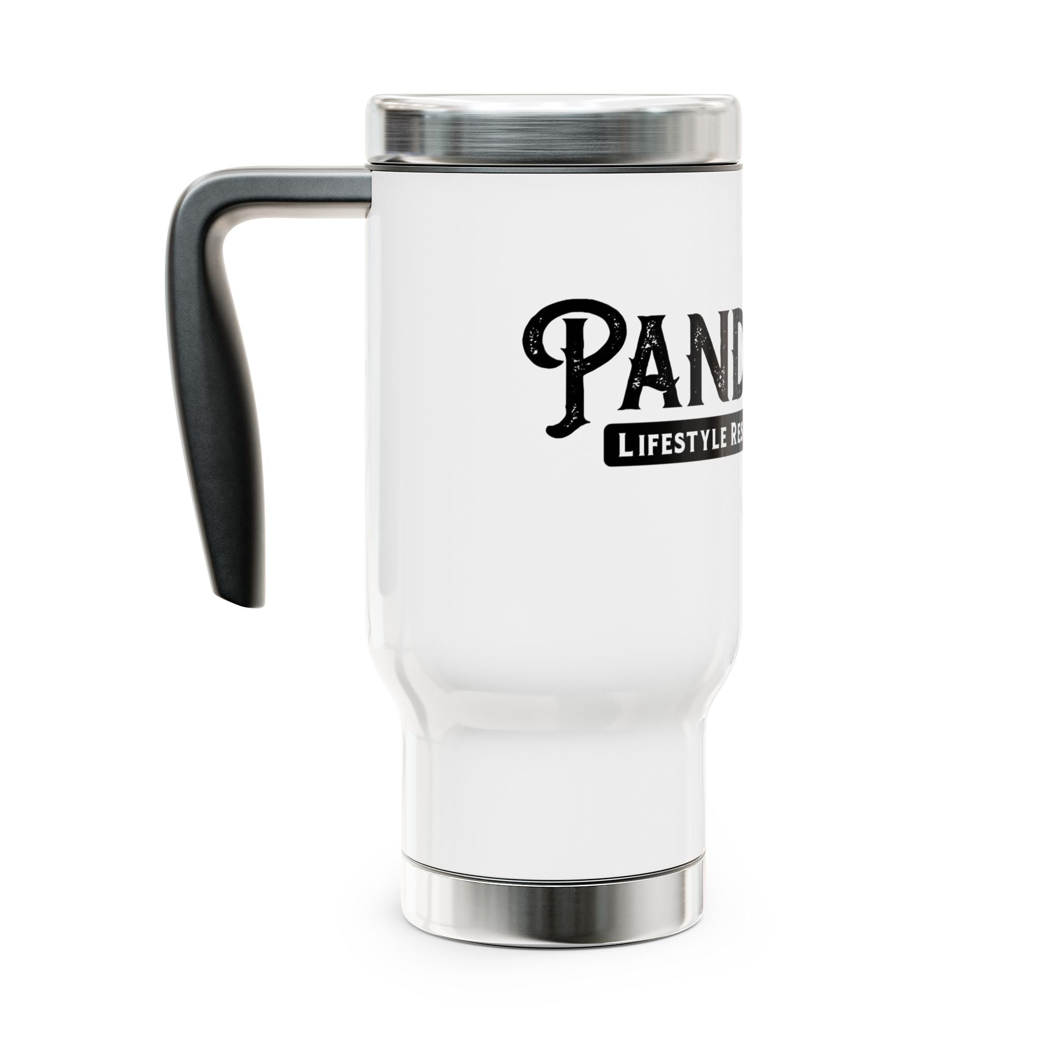 Pandora Resort Logo Travel Mug — 14oz Stainless Steel Insulated Tumbler