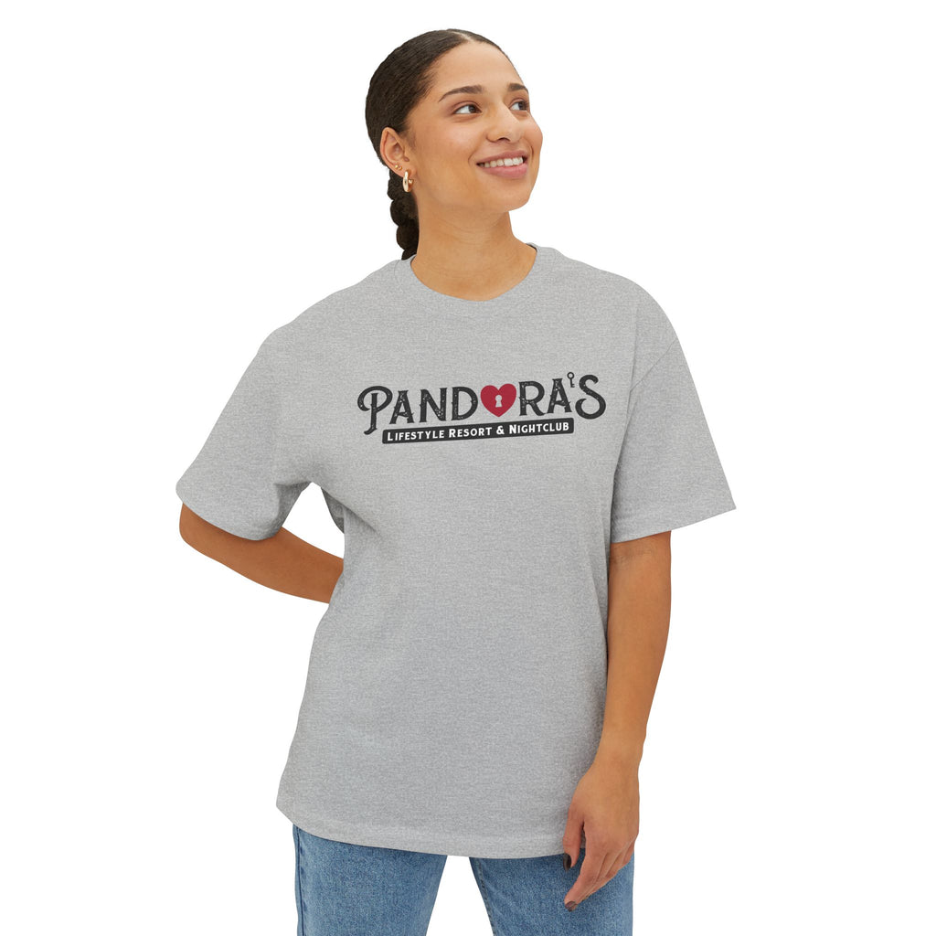 Pandora’s Lifestyle Resort Logo Tee — Oversized Boxy T-Shirt