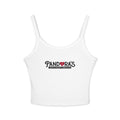 Pandora’s Heart Logo Crop Tank Top — Women’s Spaghetti Strap Casual Top