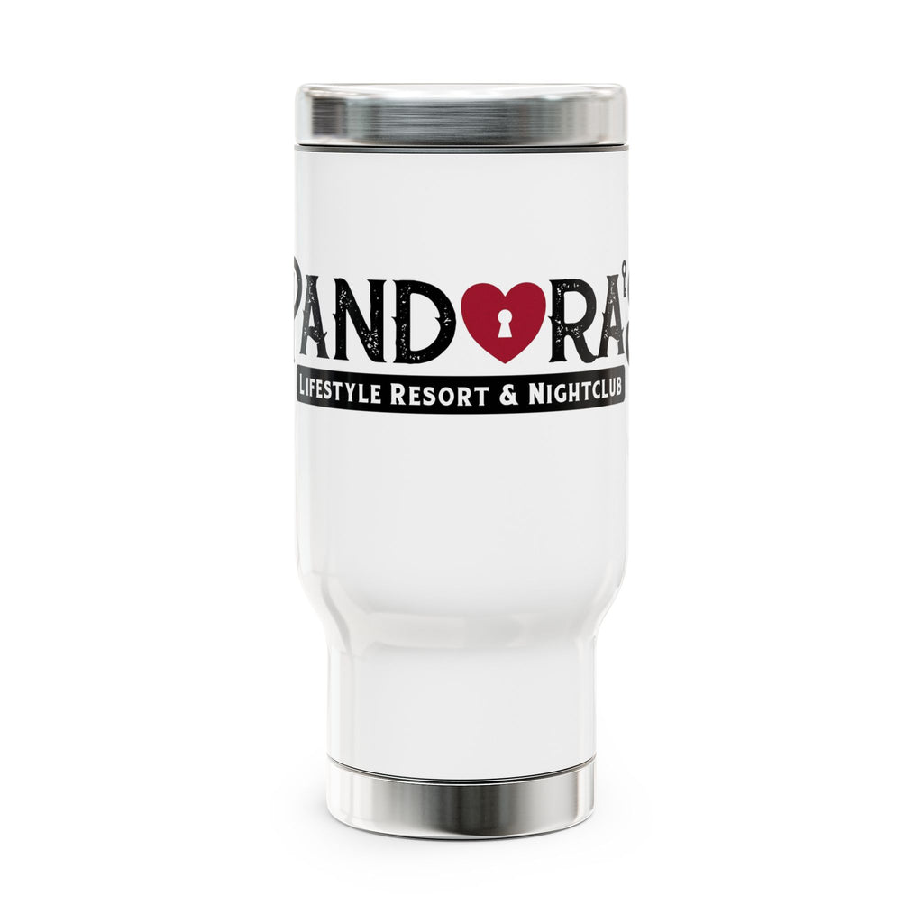 Pandora Resort Logo Travel Mug — 14oz Stainless Steel Insulated Tumbler